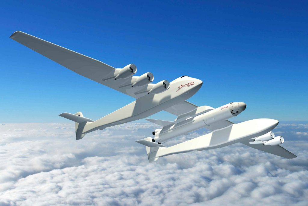 Paul Allen Amazing Stratolaunch Carrier Aircraft Rolls Out Today ...