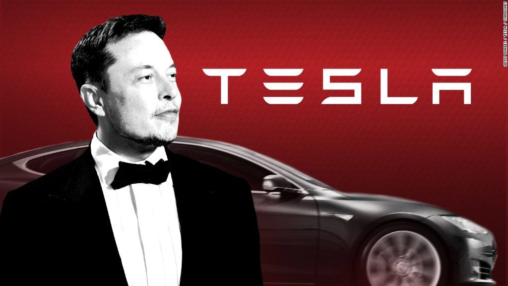 Elon Musk , Tesla CEO (c) CNN Money