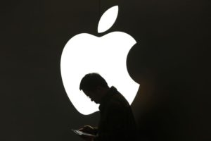 Apple Faces $2.7 Billion UK Lawsuit Over App Tracking Rules Apple User in file photo
