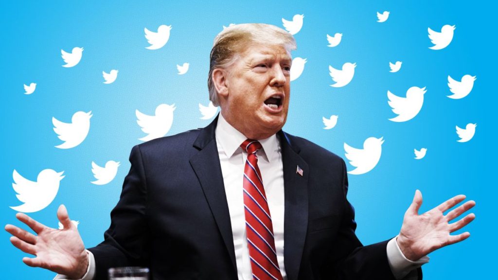 TRUMP TWITTER ACCOUNT BANNED
