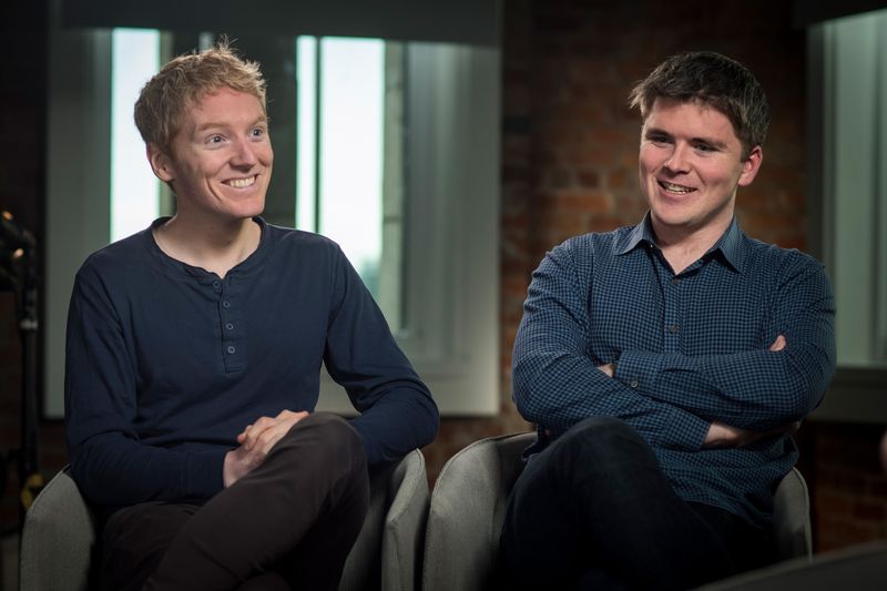 stripe founder Patrick and John Collison