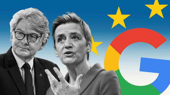 Google and European Union© FT montage; Bloomberg