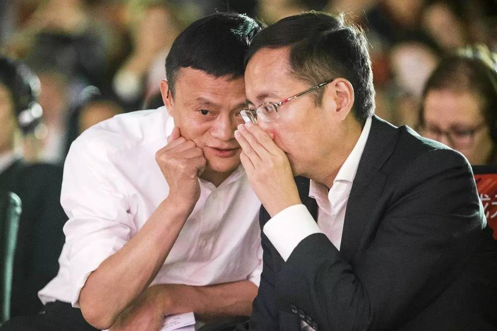 Daniel Zhang and Jack Ma of Alibaba