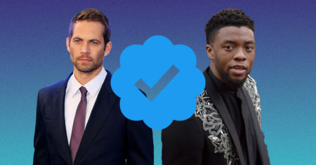 Paul Walker and Chadwick Boseman in an edited image_Futurism