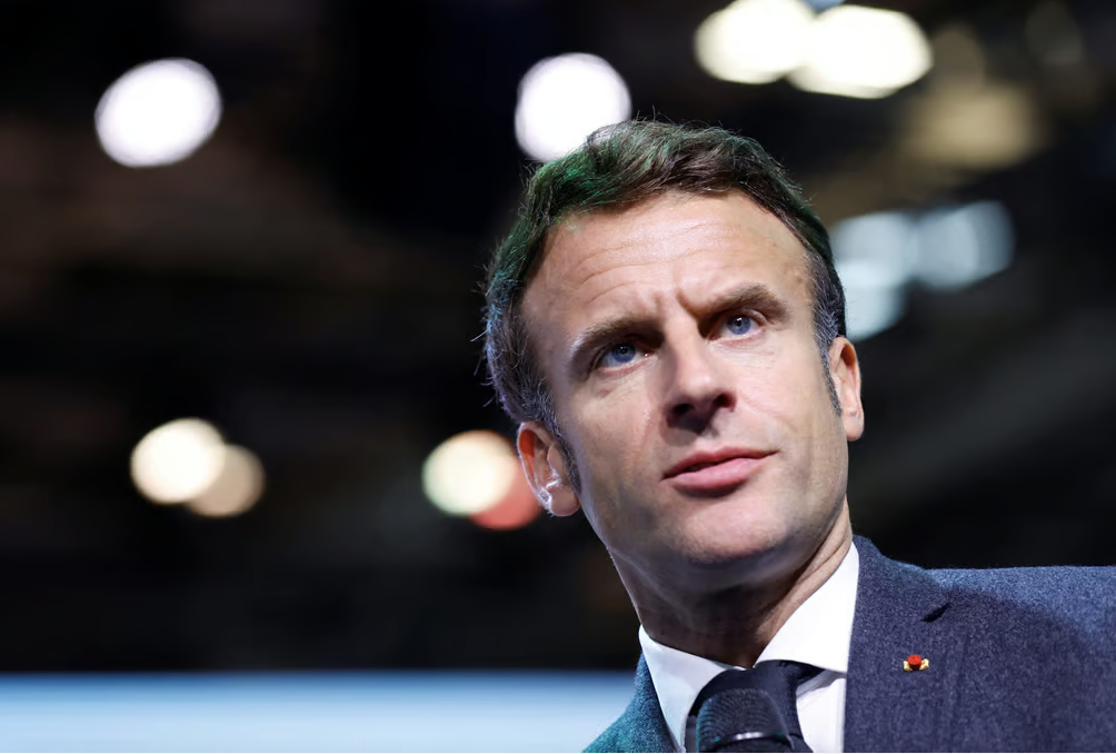 French President Emmanuel Macron | Pool photo by Gonzalo Fuentes via Getty Images