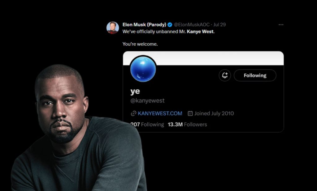 Kanye West's Twitter Account Reinstated After Eight-Month Ban for Offensive Tweets