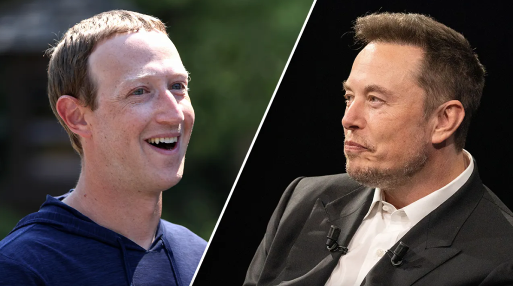 Meta's Mark Zuckerberg and Elon Musk(Getty Images / Getty Images)