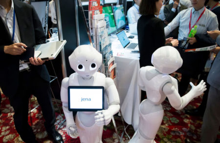 Robots say they won't steal jobs, rebel against humans