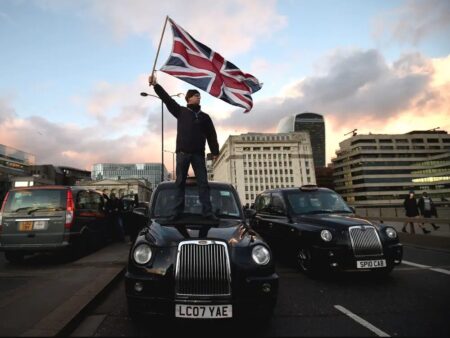 London's Black Cab drivers. Kirsty O'Connor - PA Images / Getty Images