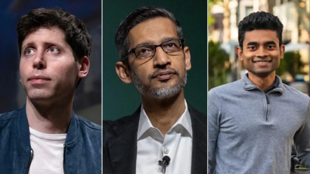 Sam Altman, Sundar and Windsurf CEO