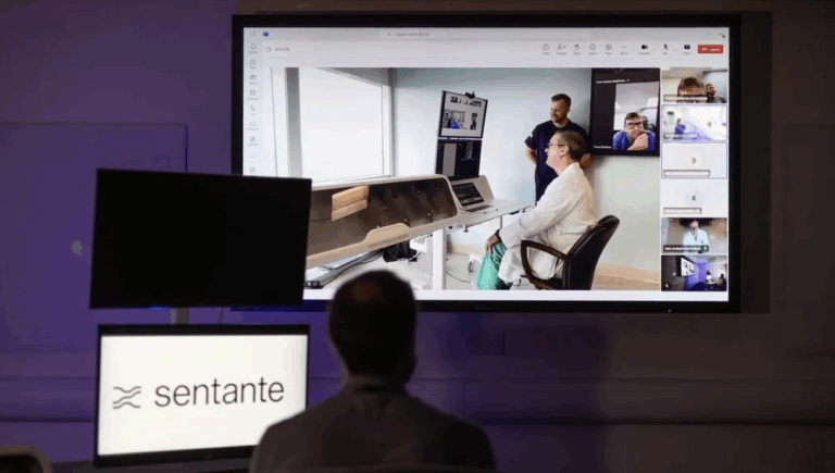Dundee and US Surgeons Achieve World-First Remote Robotic Stroke Procedure Spanning 4,000 Miles The team watch on as Ricardo Hanel performs the procedure from Florida