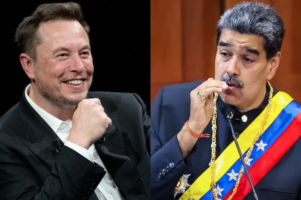 Elon Musk and Nicolás Maduro