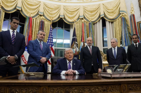 President Donald Trump at Oval Office
