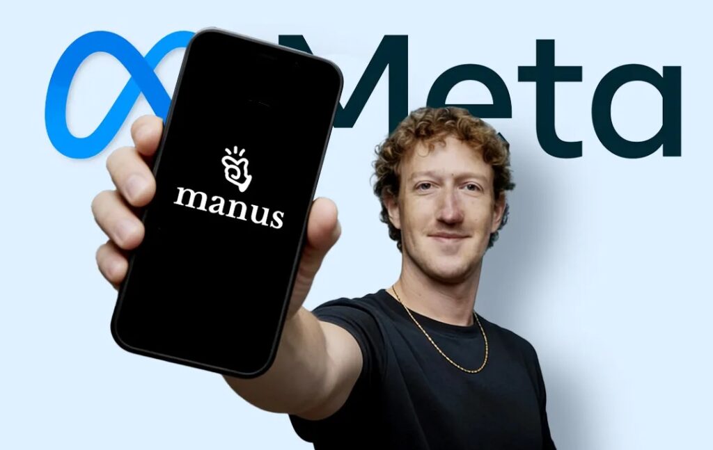 Image of meta ceo with manus -